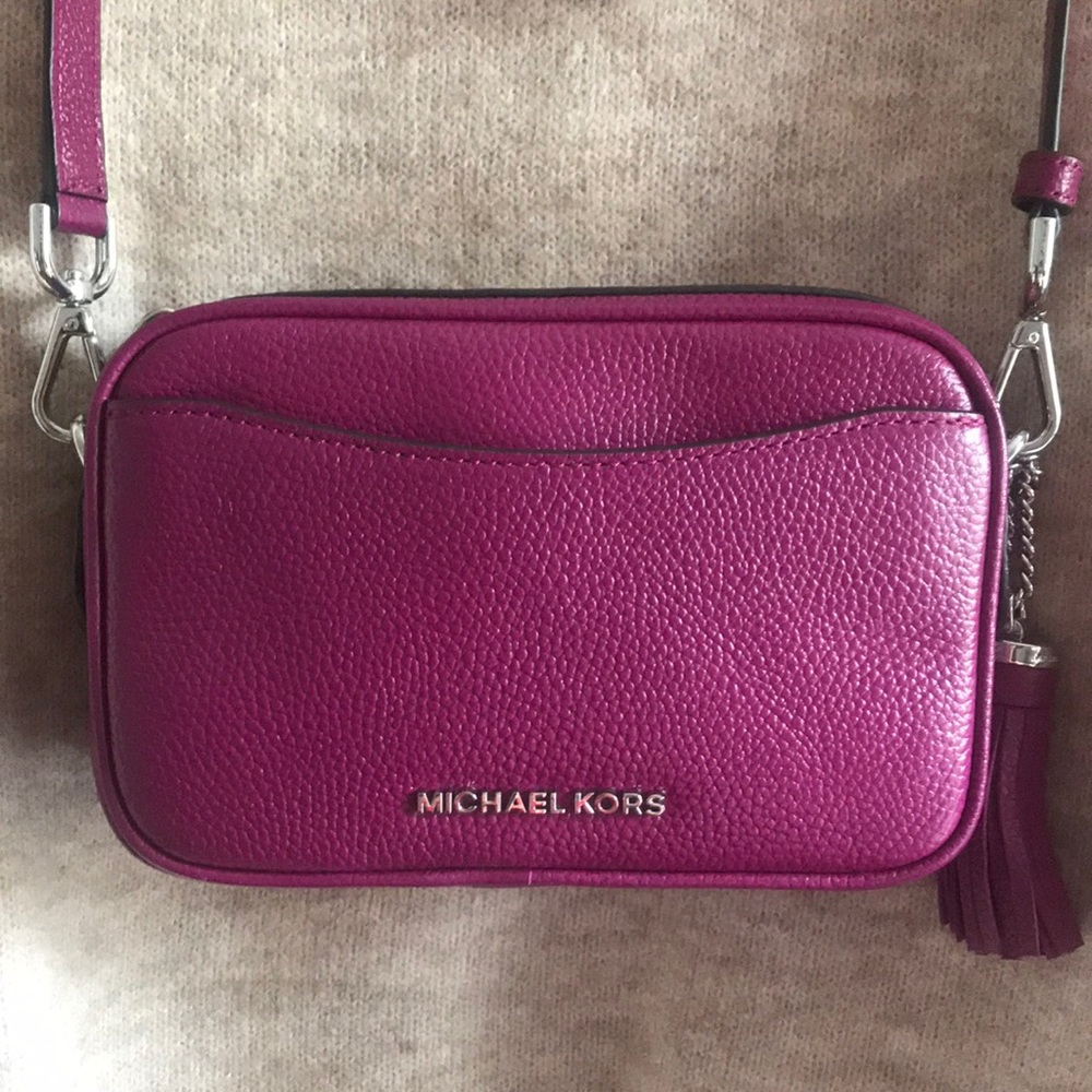 Michael Kors pebbled leather convertible belt bag